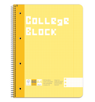 YULUKIA 500015 A4 Notepad, College Block, Linear 38, 90 g/m², 80 Sheet, 5 Colors, 10-Pack