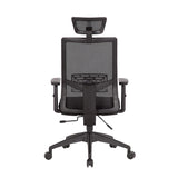 Yulukia 200038 Ergonomic Office chair with high backrest and adjustable headrest