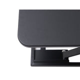 YULUKIA 100038 Height Adjustable Ergonomic Seat Stand Desk Top, X-Frame