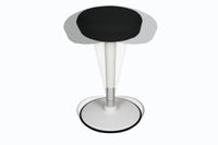 YULUKIA 200003 Height adjustable seat stool, fitness stool with a white frame