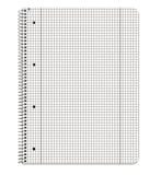 YULUKIA 500013 A4 notepad, college block, linear 38, 90 g/m², 80 sheet, red, 10-pack